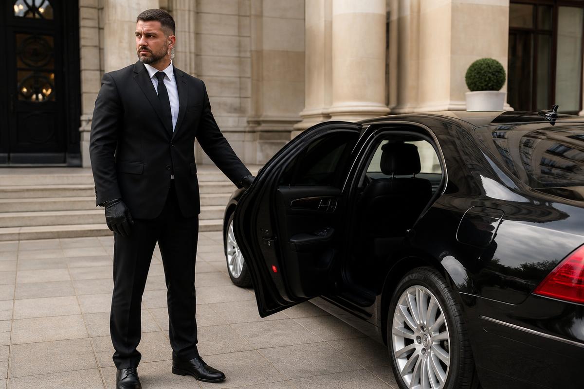 Editorial image representing security drivers & chauffeurs